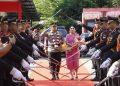 Tradisi Welcome Dan Farewell Parade Iringi Pisah Sambut Kapolresta Barelang